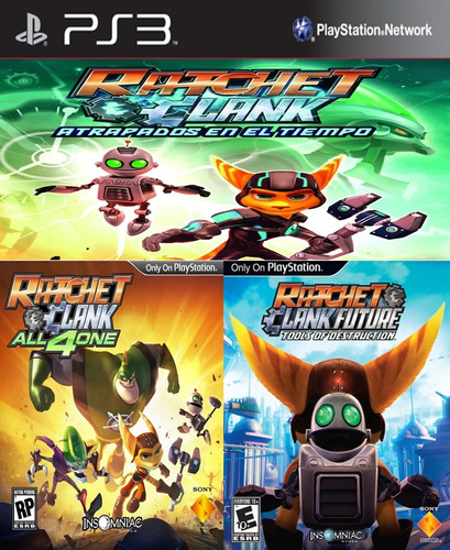 Ratchet & Clank Future: Tools Of Destruction + All 4 One + A