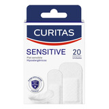 Venditas Adhesivas Curitas Sensitive Adulto 20 Piezas