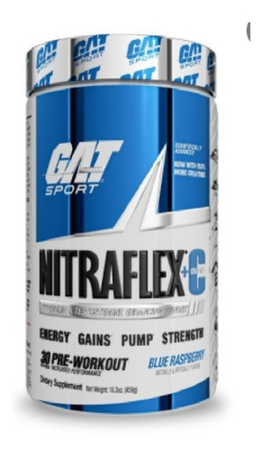 Pre Entreno Gat Nitraflex Plus+ C 30 Servicios 