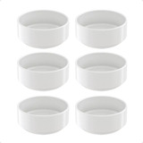 Set X6 Bowls Porcelana Blanca Tramontina Premium Cocina 