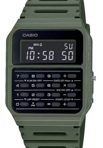 Relógio Casio Unissex Calculadora Data Bank Ca-53wf-3bdf