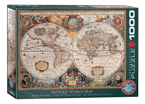 Rompecabezas De Mapas Del Mundo Antiguo  P