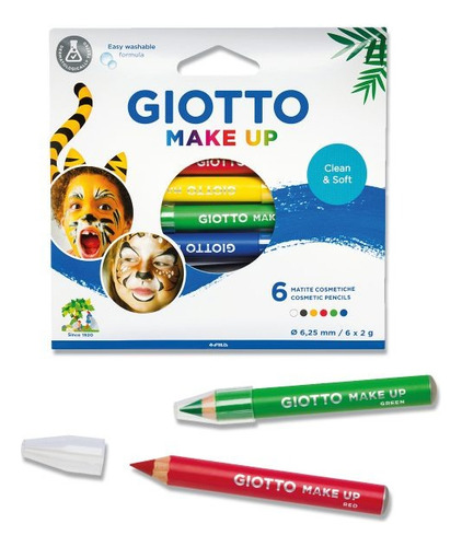 Giotto Make Up Pinta Carita, 6 Colores