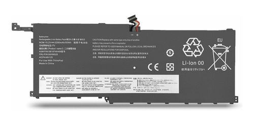Bateria 00hw028 Para Lenovo Thinkpad X1 Carbon 4th 6th Gen/thinkpad X1 Yoga Ultrabook P/n: 00hw029 Sb10f46466 Sb10f46467