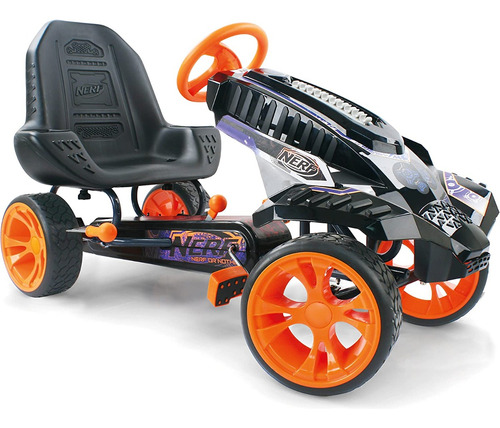 Hauck Nerf Batalla Racer Go Kart Pedales, Naranja / Gris / N