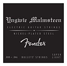 Fender Yngwie Malmsteen Firma Cuerdas De Guitarra Eléctrica