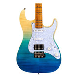 Guitarra Electrica Jet Guitars Js450 Tbl Stratocaster Hss