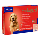Vermífugo Endogard Para Cães 30kg Caixa 2 Comprimidos Virbac