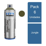 Pack 6 Pinturas Aerosol / Spray Expression Jungle Tekbond