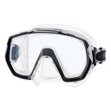 Máscara Para Buceo Tusa M-1003-fy Pvc, Negro