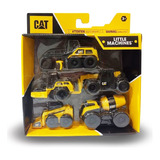 Cat Camion Vehiculos Mini Pack X5 Modelos Construccion Edu