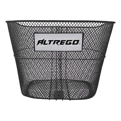 Canasta Canastilla Para Bicicleta R24 Incluye Soportes Color Negro | MercadoLibre
