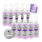 Kit 10 Prep X&d Bactericida Spray Higiene Unha 120ml Top