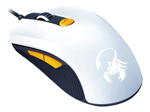 Mouse Gamer Genius Scorpion M8-610 C/ Cable Blanco/amarillo