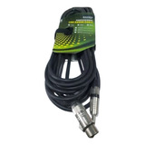 Cable Siliconado Jahro 7mm Plug 6.5 Mono A Canon Hembra 6mts