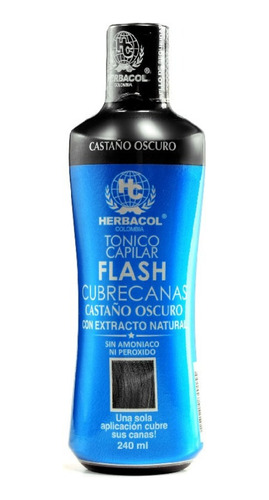 Flash Cubrecanas Castaño Oscuro - mL a $131