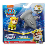 Paw Patrol, Figuras De Acción De Rubble Y Tiburón Martillo