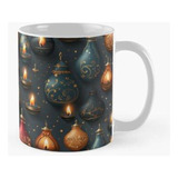 Taza Patrón De Diseño Navideño (34) - Decoraciones Festivas 