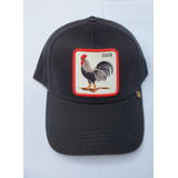 Gorra Goorin Bros Animales Gallo De Pelea Cock Negro