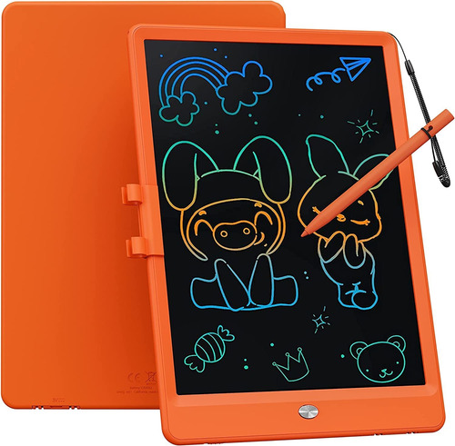 Tablet De Escritura Lcd A Color Para Niños Y Niñas - Orange