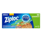 Bolsa Plástica Reutilizable Sándwich Ziploc® 50 Piezas