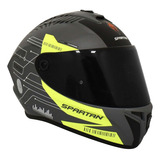 Casco Moto Spartan Draken Fingerprint B1 Certificado Ece Dot