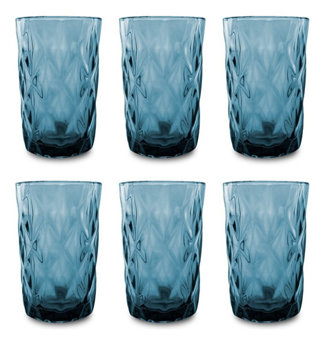 Set X6 Vasos De Vidrio Modelo Kattegat 380 Ml