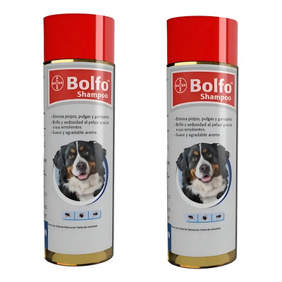 Shampoo Antipulgas Piojos Garrapatas Perro Gato Bolfo 350 mL | Envío gratis