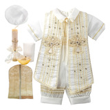 Ropon Bautizo Niño + Kit Vela Traje Bautizo Niño Felipe