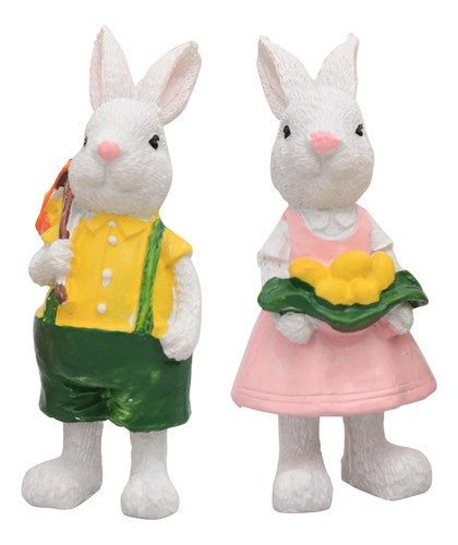 Figuritas De Conejo De Pascua De Resina, Regalos De Pascua,