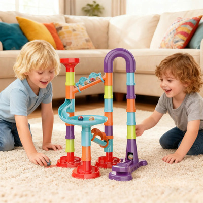 Safe Colorful Balls Run Slide Block Dropping Dislock Desmont
