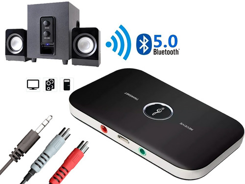 Transmisor Y Receptor Bluetooth Audio Música Tv Equipo