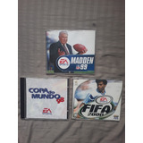 World Cup 98 + Fifa 2000 + Madden 99 Pc Computador Original 