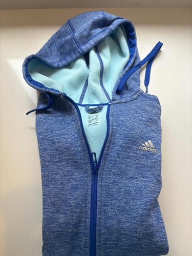 Buzo adidas. Deportivo Para Mujer, Talle S (36/38). Azul