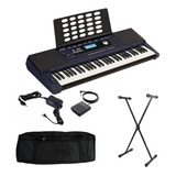 Teclado Roland E-x30 + Capa Luxo Pedal Sustain Suporte Em X Cor Preto 110v/220v