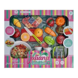 Juliana Set De Frutas Y Verduras Para Cortar Con Velcro
