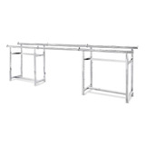 Riel Complementario De Rack Para Ropa Con Doble Riel