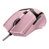 Mouse Gamer Trust Gxt 101 Gav / Rosado/ 4800 Dpi/ 6 Botones