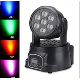 Mini Moving Head Wash De Led 7 Led Quadriled Rgbw Dmx 110v/220v (bivolt)