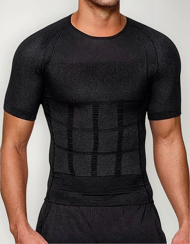 Playeras Hombre De Compresion Deportivo Faja De Manga Corta
