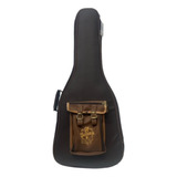 Semi Case 91 Guitars Elegant Semi Case  Violao Folk - Marrom