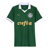 Camisa Palmeiras I 2024 Puma Verdão Sep Feminina - Original