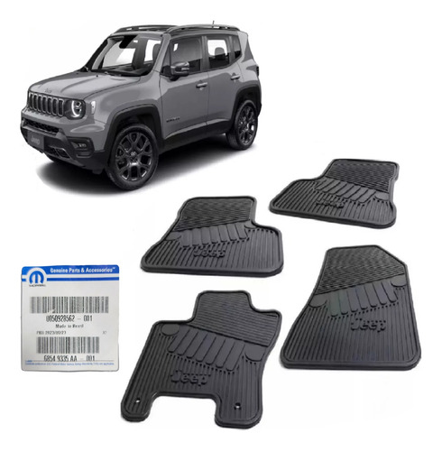 Tapete Borracha Jogo Jeep Renegade Original Mopar 50928562