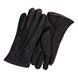 Yiseven Guantes De Piel De Venado Forrados Para Mujer, Cosid