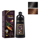 3 En 1 Para Cubrir El Cabello Champú Herbal Natural Blanco