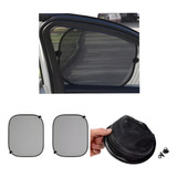 Set De 2 Sombrillas Para Ventanas De Auto Cortina Para Sol