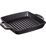 Staub® Sartén Grill Cuadrado Hierro Fundido 23 Cm Negro