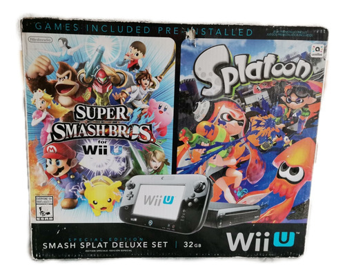 Wii U Smash Splat Delux Set 32gb
