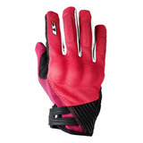 Guantes Ls2 Dart 2 Mujer Lady Dama Touch Premiun Color Rojo Talle Xs
