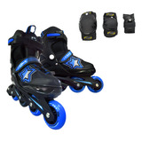 Patines Infantiles La Ajustables + Protecciones